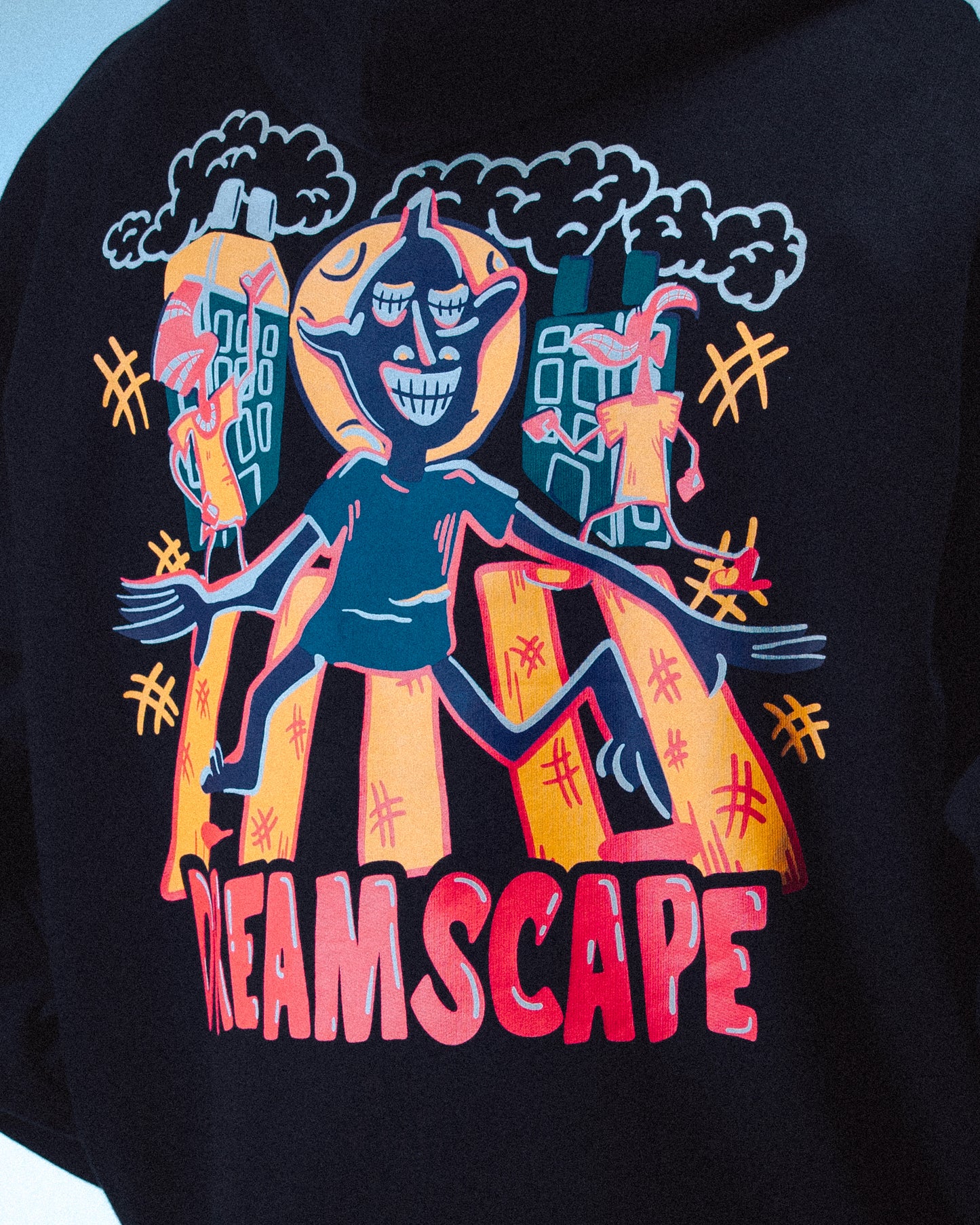 CORINTHIAN HOODIE - BLACK