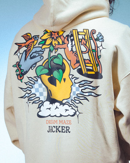 DREAM MAZE HOODIE - TOFU