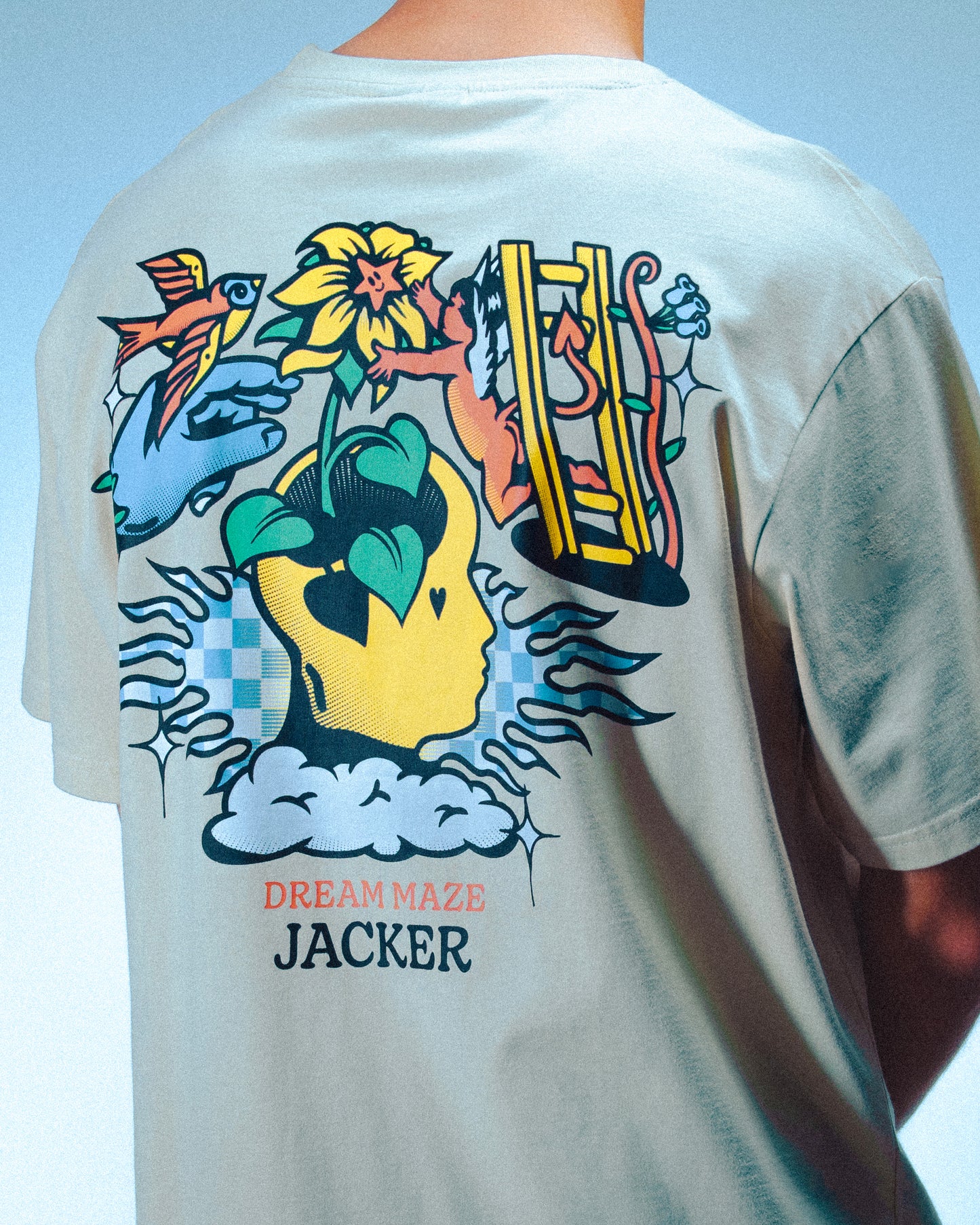 DREAM MAZE T-SHIRT - TOFU