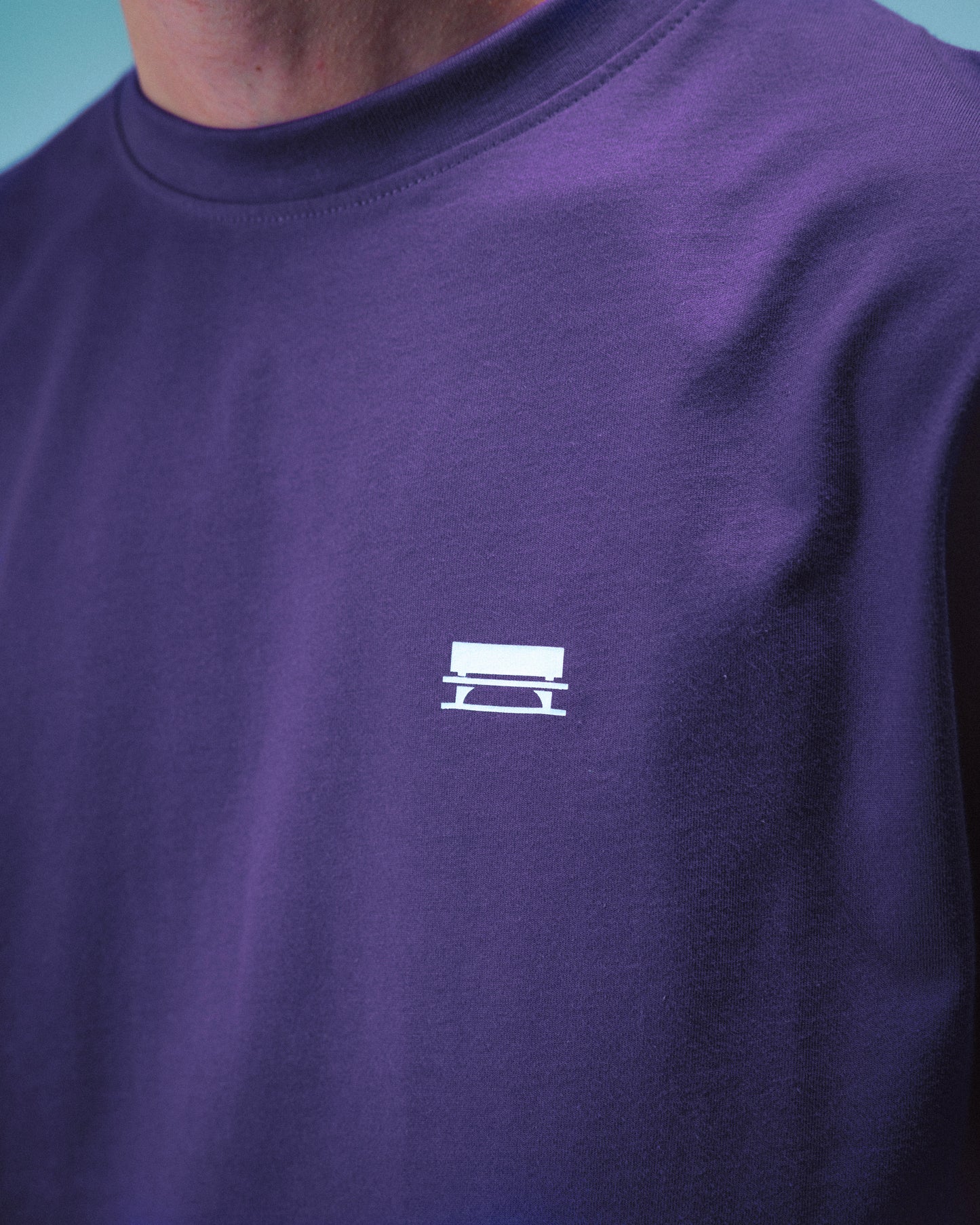 ID T-SHIRT - PURPLE & WHITE