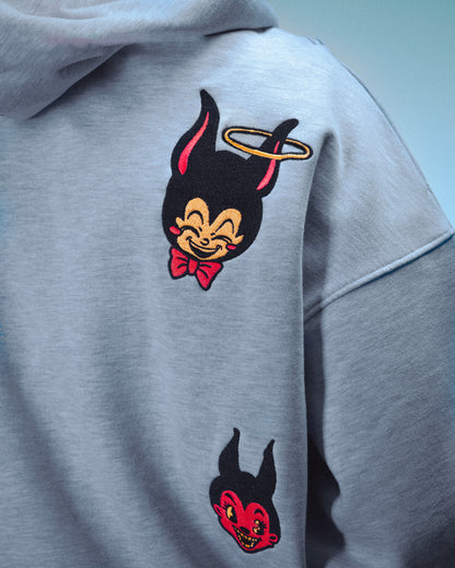 PARADISE HOODIE - HEATHER GREY