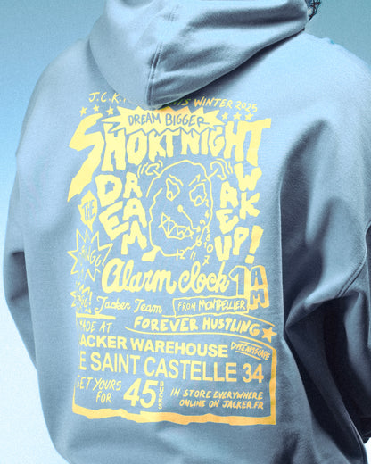 WAKE UP ! HOODIE - BLUE