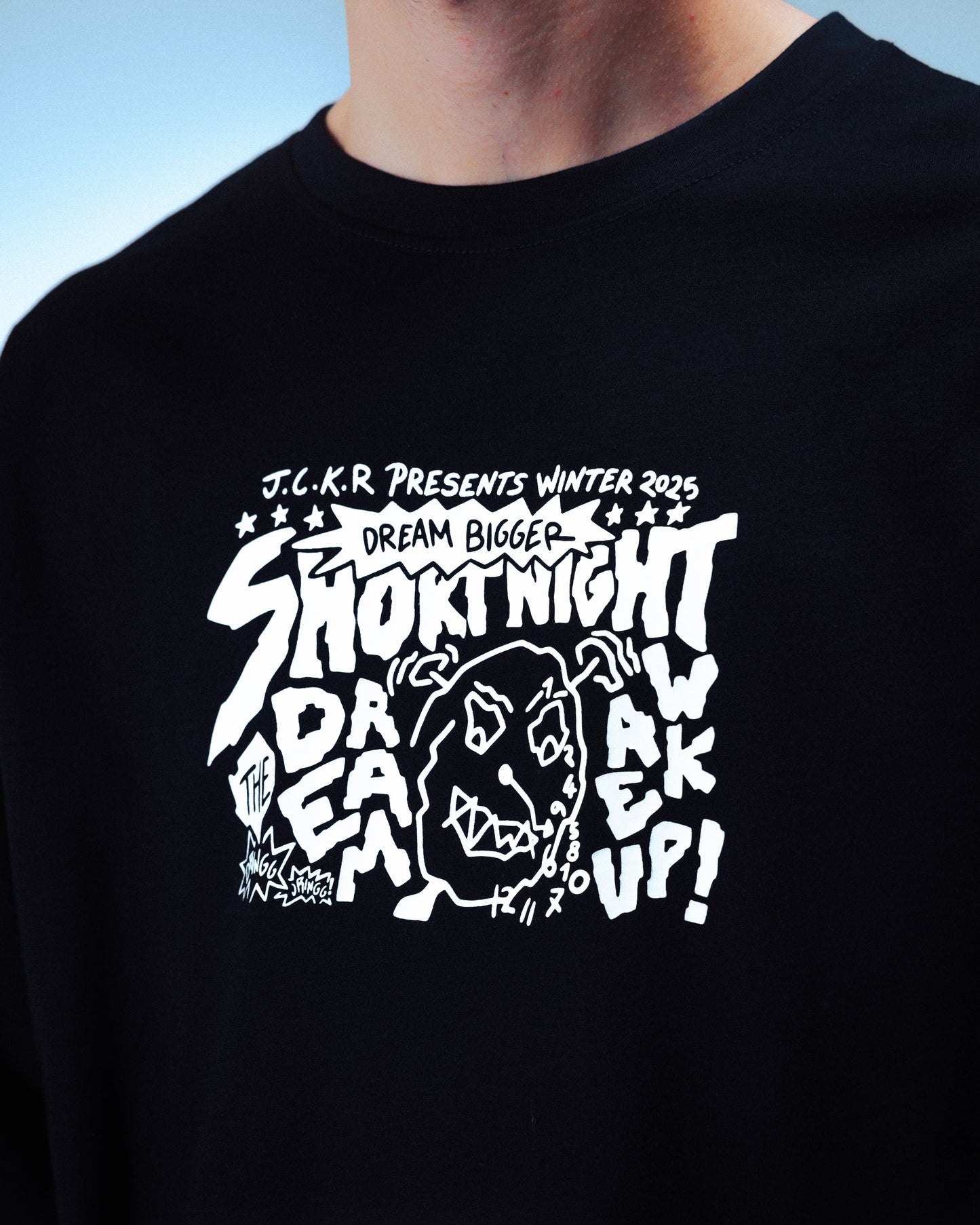 WAKE UP ! LONG SLEEVES - BLACK