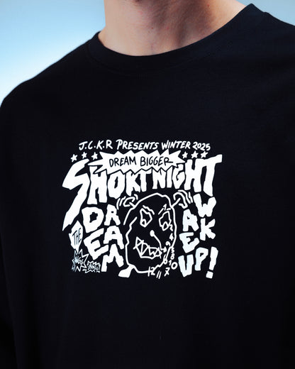 WAKE UP ! LONG SLEEVES - BLACK