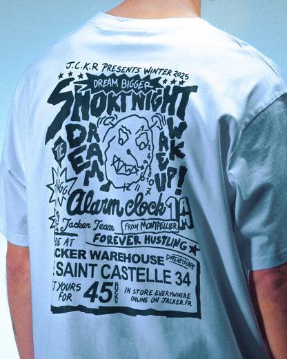 WAKE UP ! T-SHIRT - WHITE