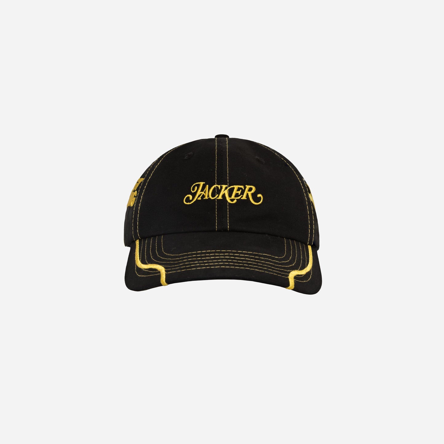 DOGGY RACING CAP - BLACK & YELLOW
