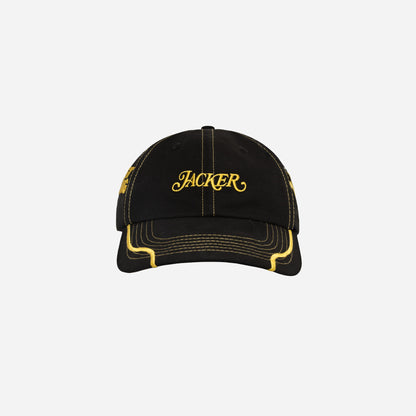 DOGGY RACING CAP - BLACK & YELLOW
