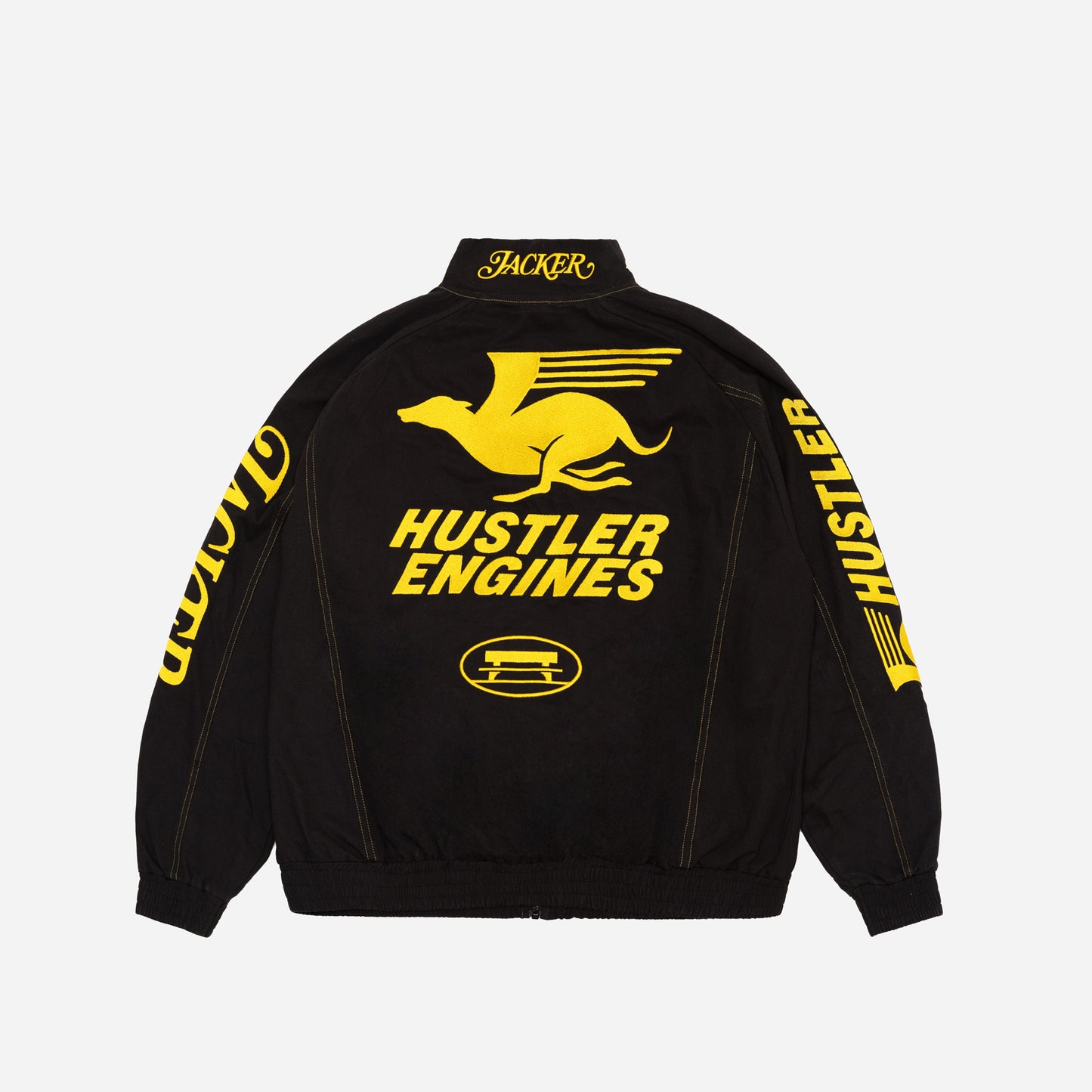 DOGGY RACING TRACK JACKET - BLACK