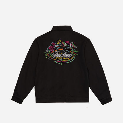 DON’T BE SHY COACH JACKET - BLACK