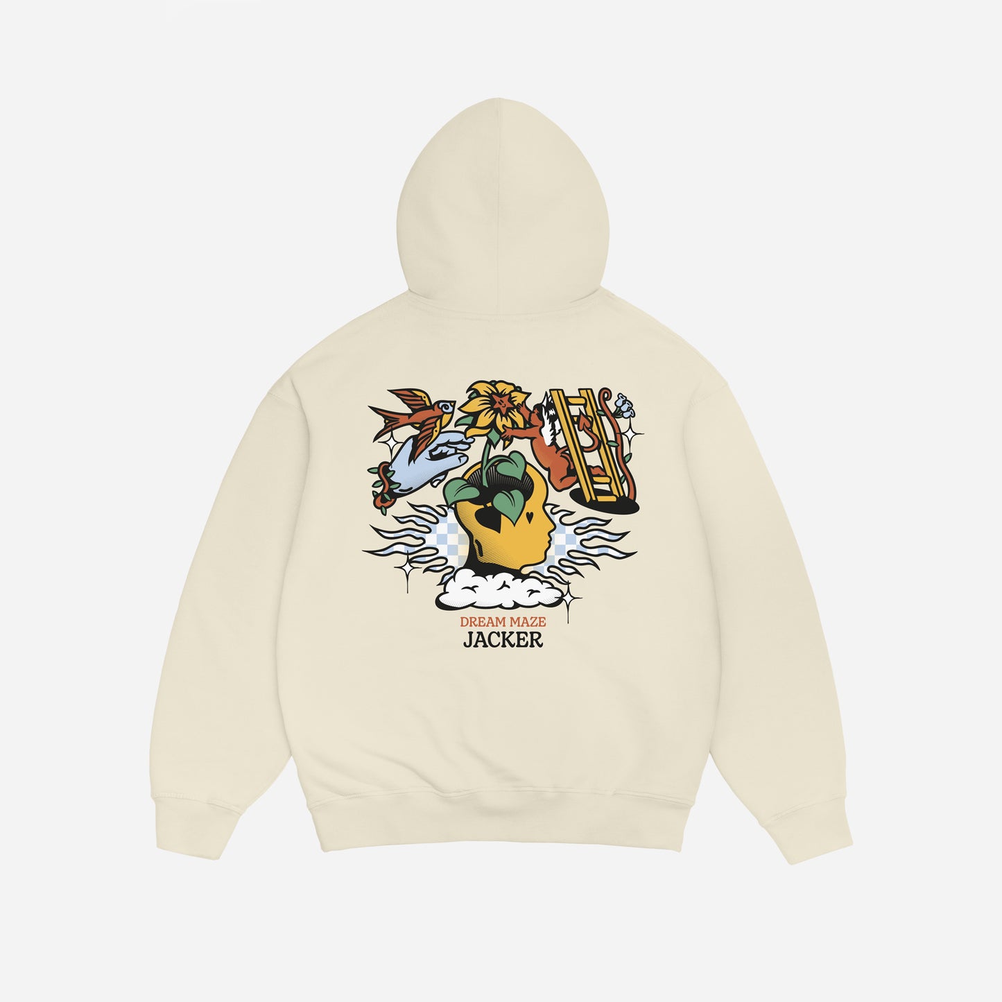 DREAM MAZE HOODIE - TOFU