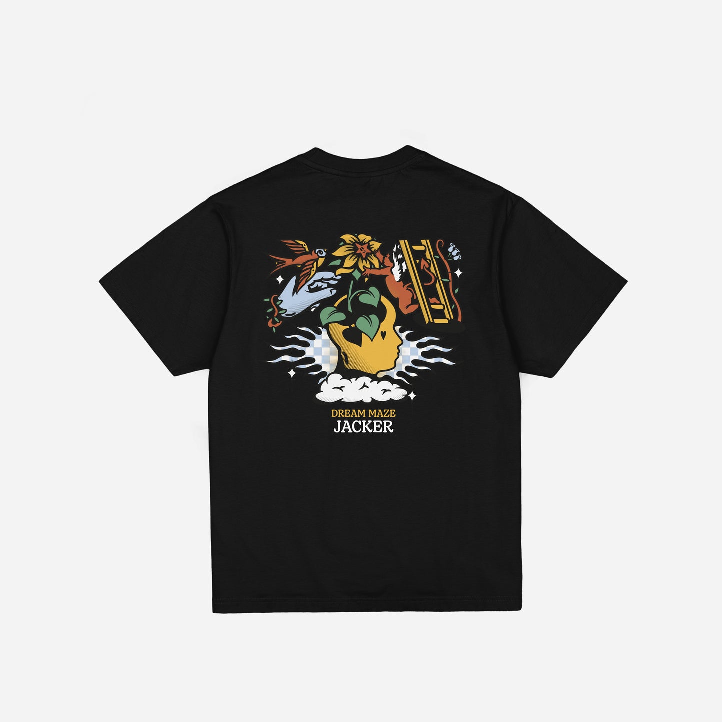 DREAM MAZE T-SHIRT - BLACK