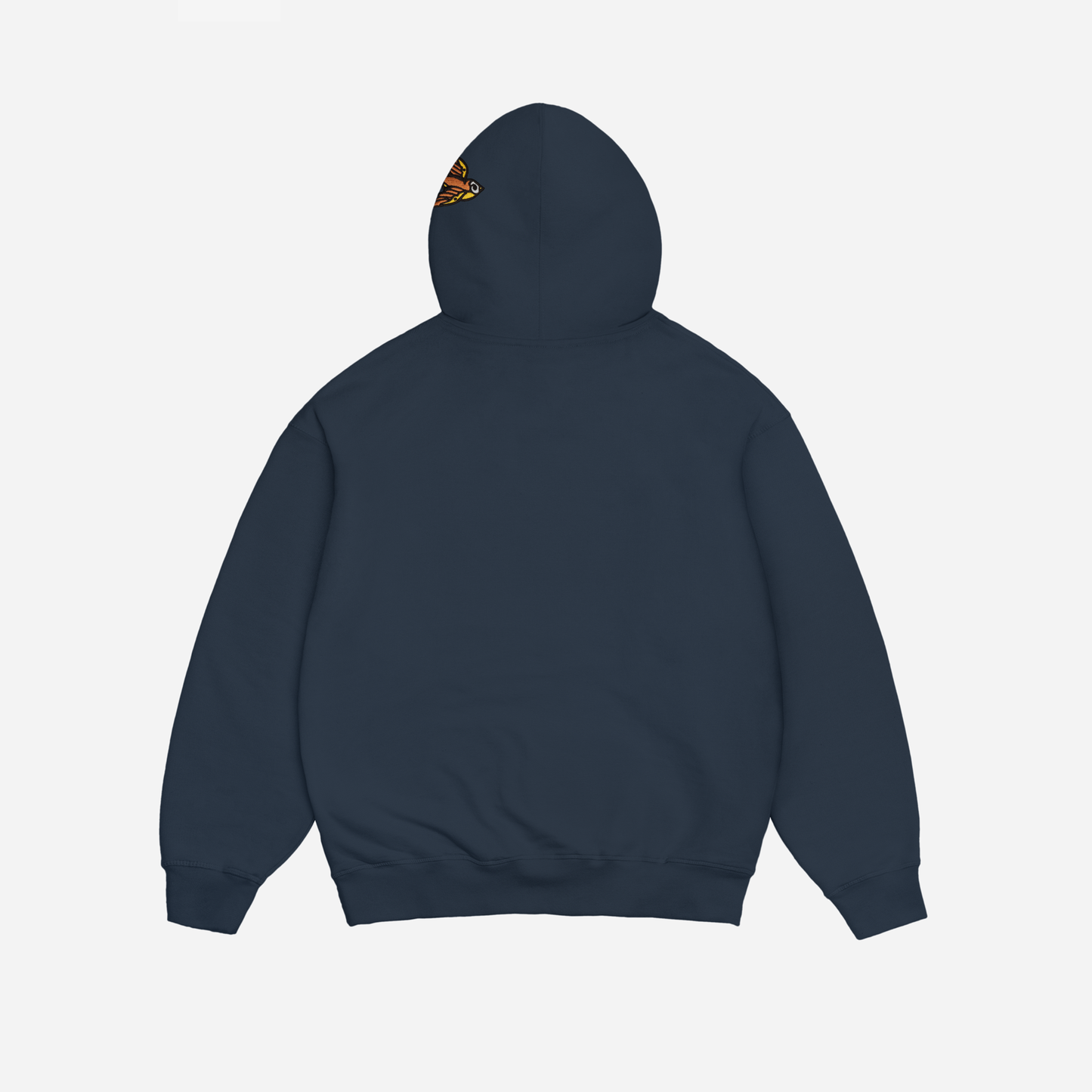 DREAM MAZE ZIPPED HOODIE - NAVY