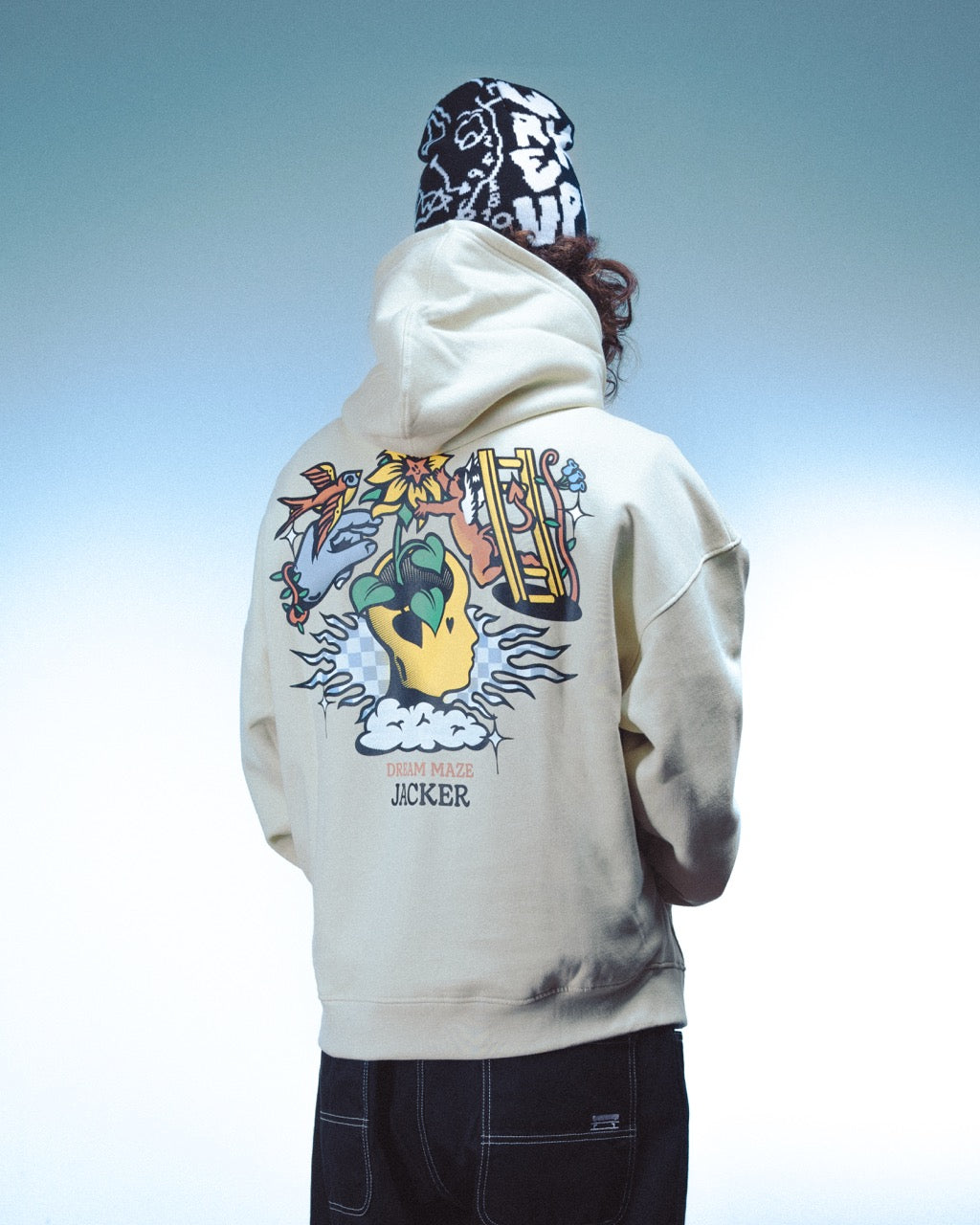 DREAM MAZE HOODIE - TOFU