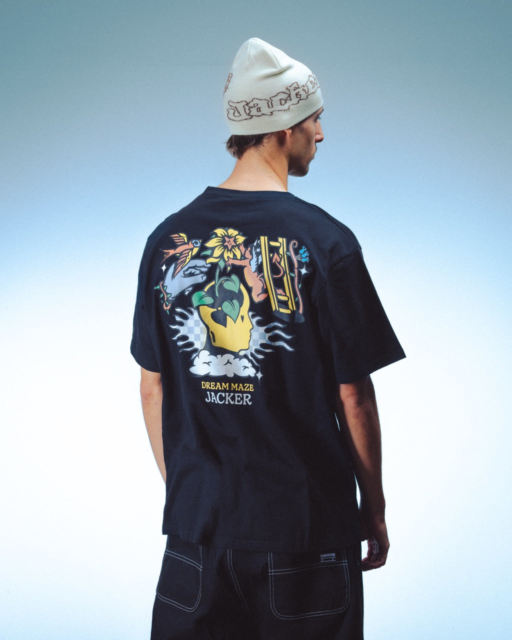 DREAM MAZE T-SHIRT - BLACK