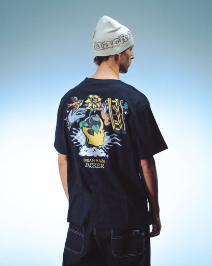 DREAM MAZE T-SHIRT - BLACK