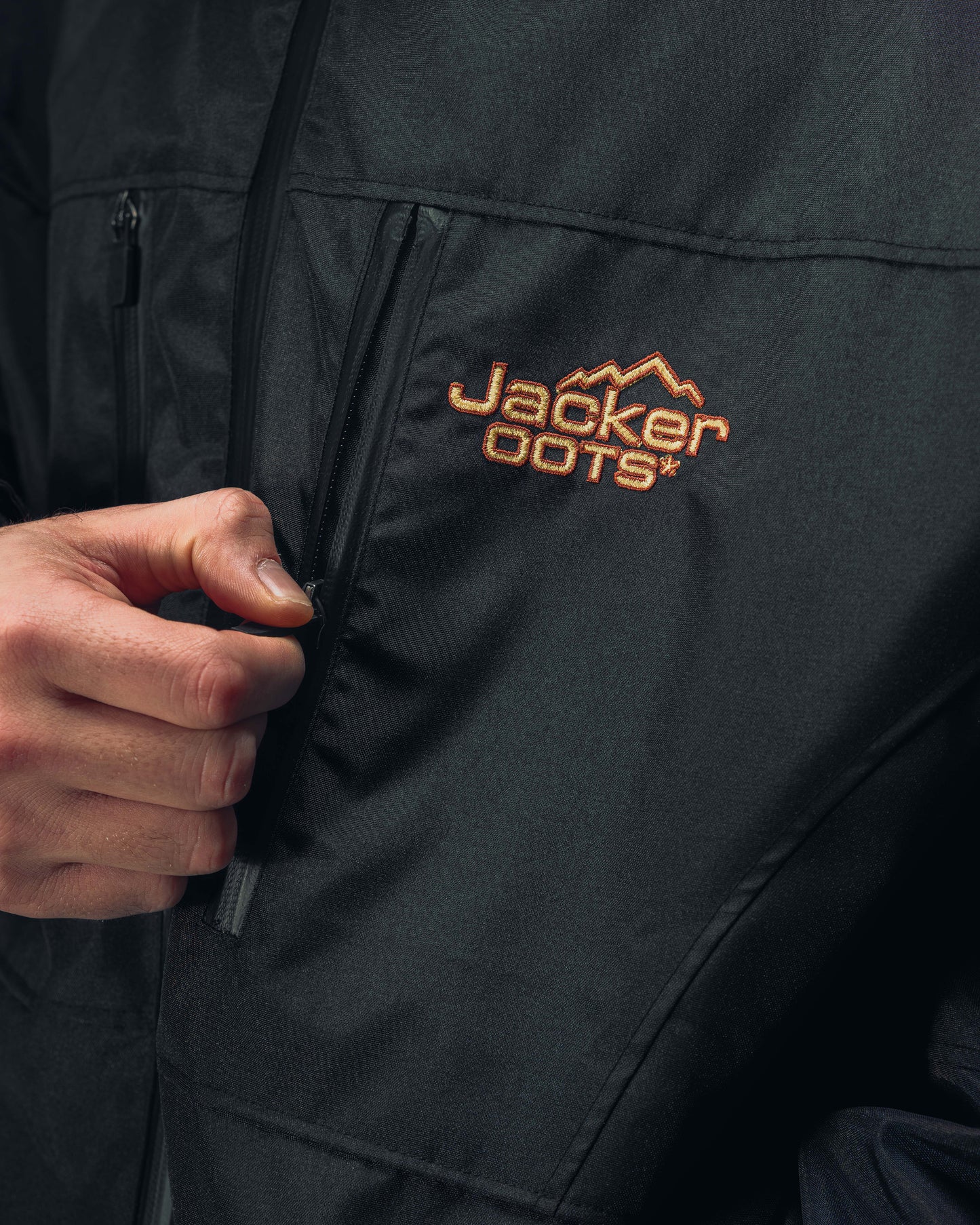 OLWEATHER JACKET - BLACK/YELLOW