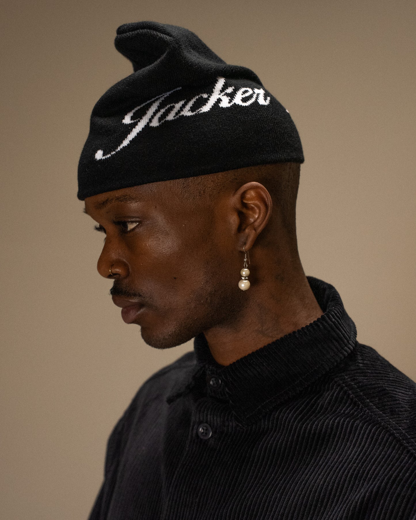 GRACE BEANIE - BLACK