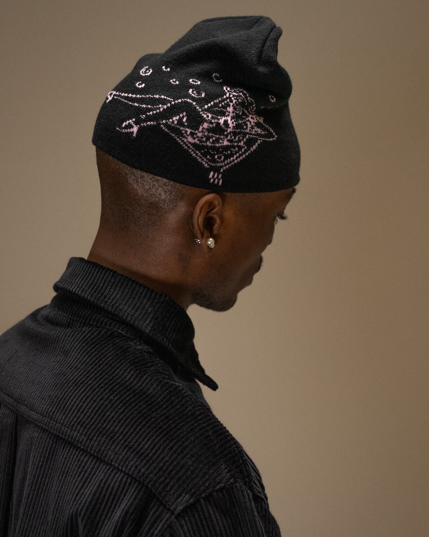 GRACE BEANIE - BLACK