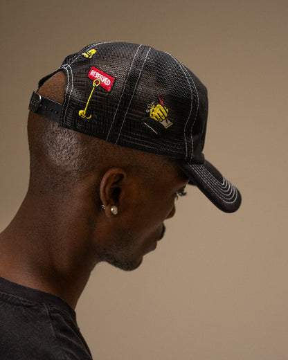 DEAL TRUCKER CAP - BLACK