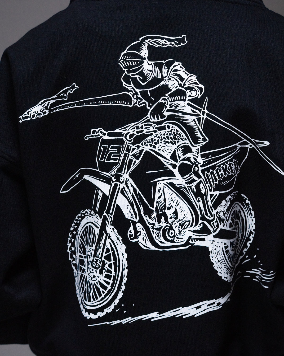 O'CLOCK BOYS Kapuzenpullover SCHWARZ
