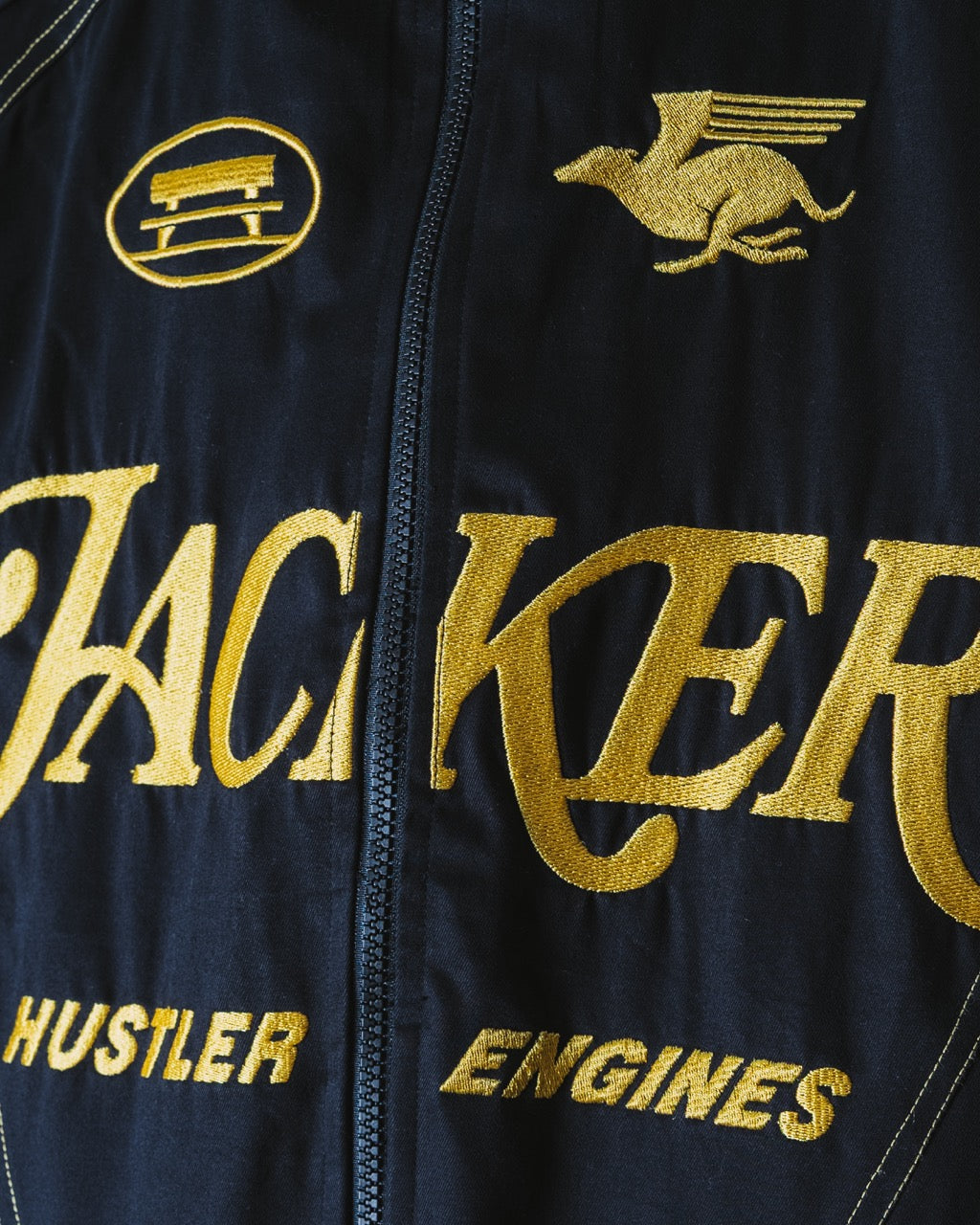 DOGGY RACING TRACK JACKET - BLACK