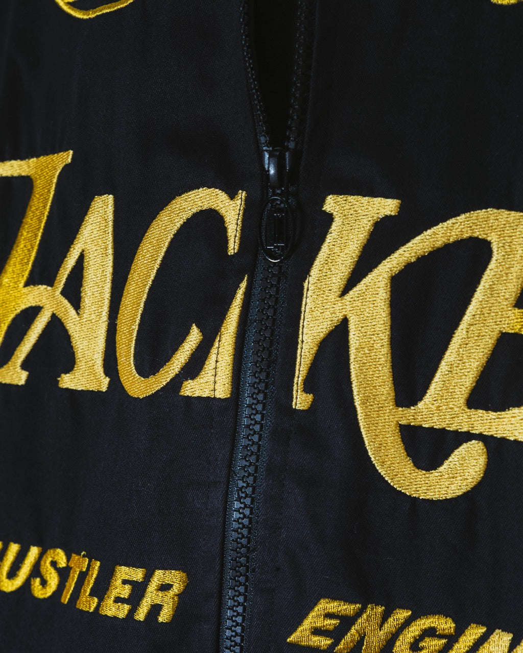 DOGGY RACING TRACK JACKET - BLACK