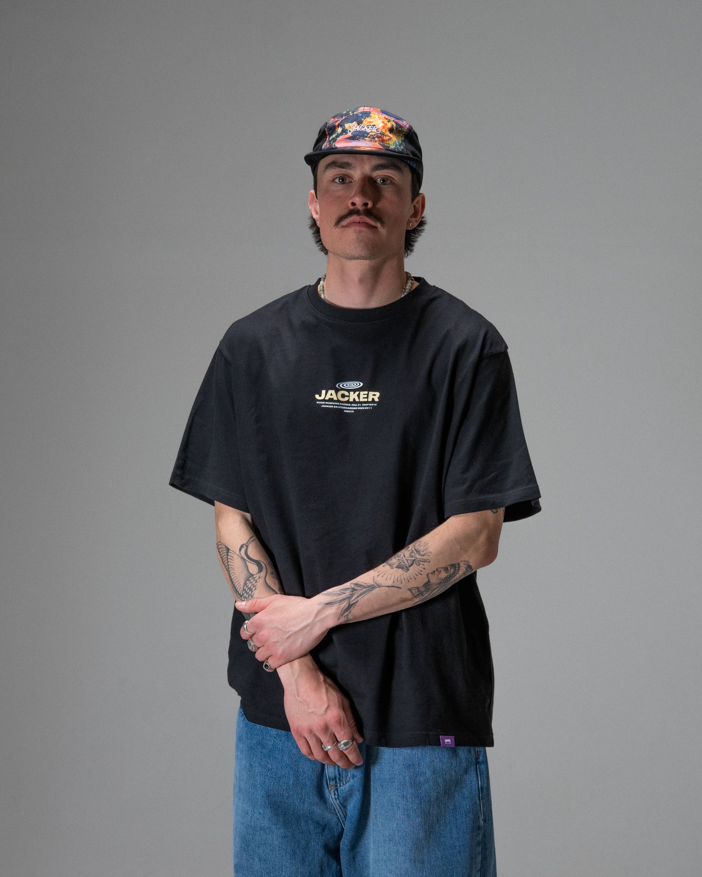 ENDLESS FALLING T-SHIRT BLACK