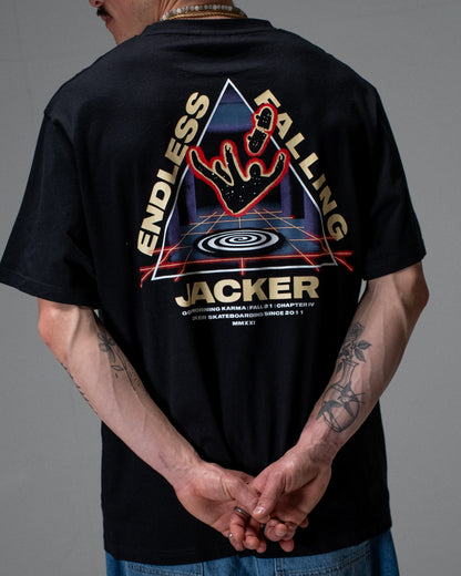 ENDLESS FALLING T-SHIRT BLACK