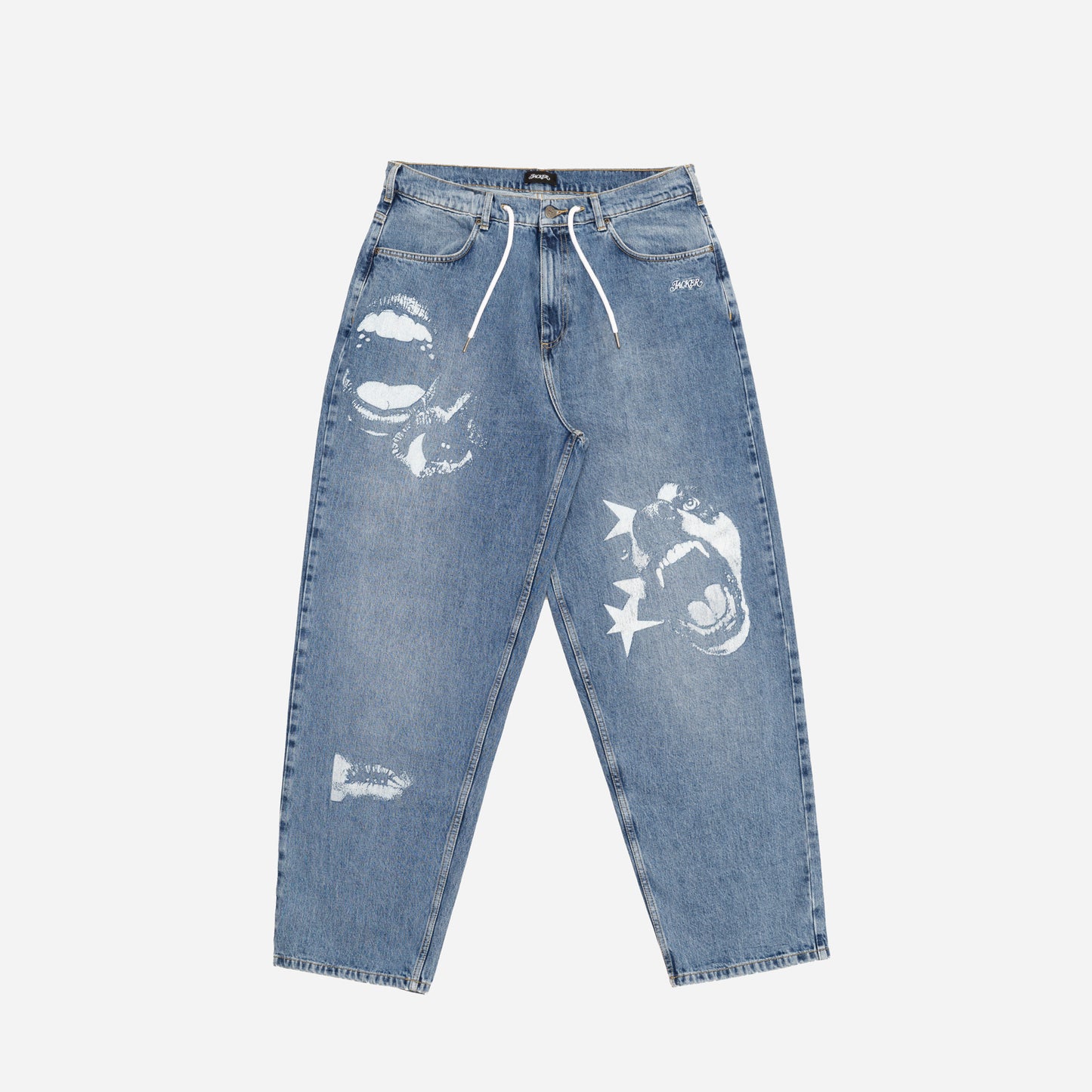 FEARLESS DENIM BAGGY PANT - BLUE