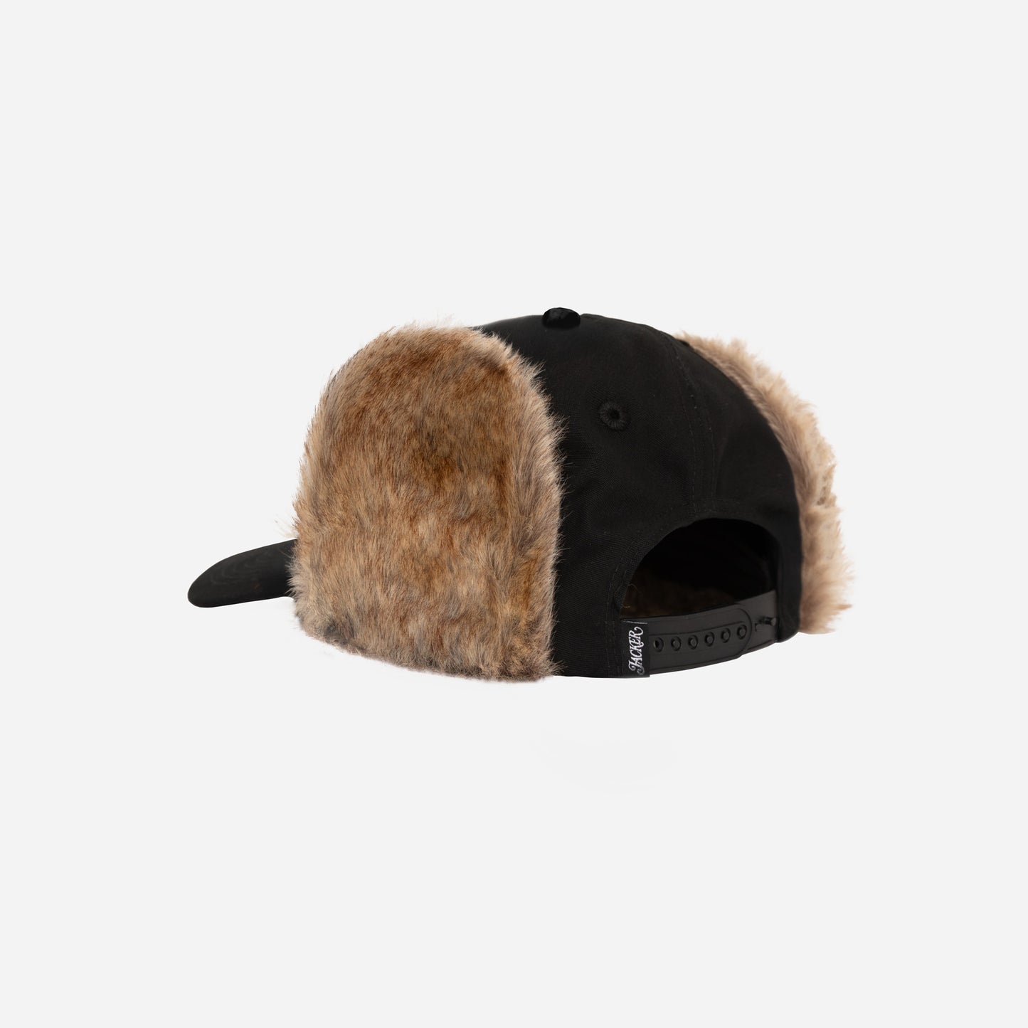 FLAP EAR SNAPBACK - BLACK