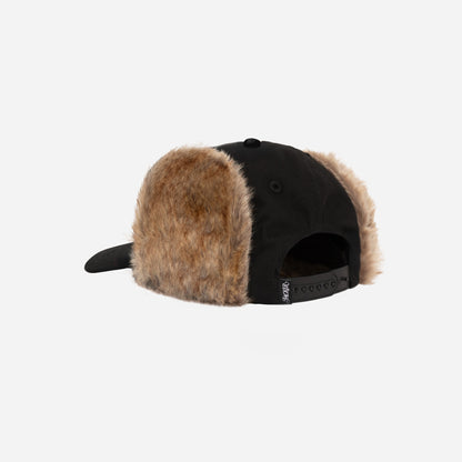 FLAP EAR SNAPBACK - BLACK
