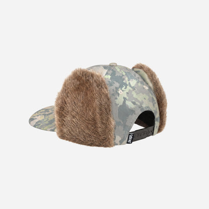 FLAP EAR SNAPBACK 5 PANEL DESERT CAMO