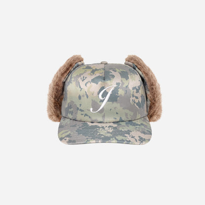 FLAP EAR SNAPBACK 5 PANEL DESERT CAMO