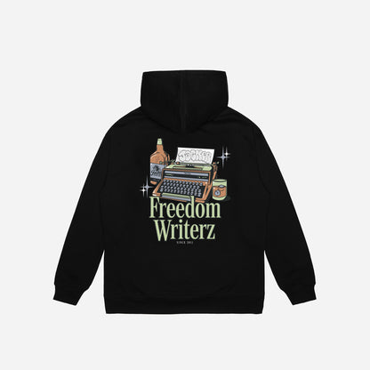 FREEDOM WRITERZ HOODIE - BLACK