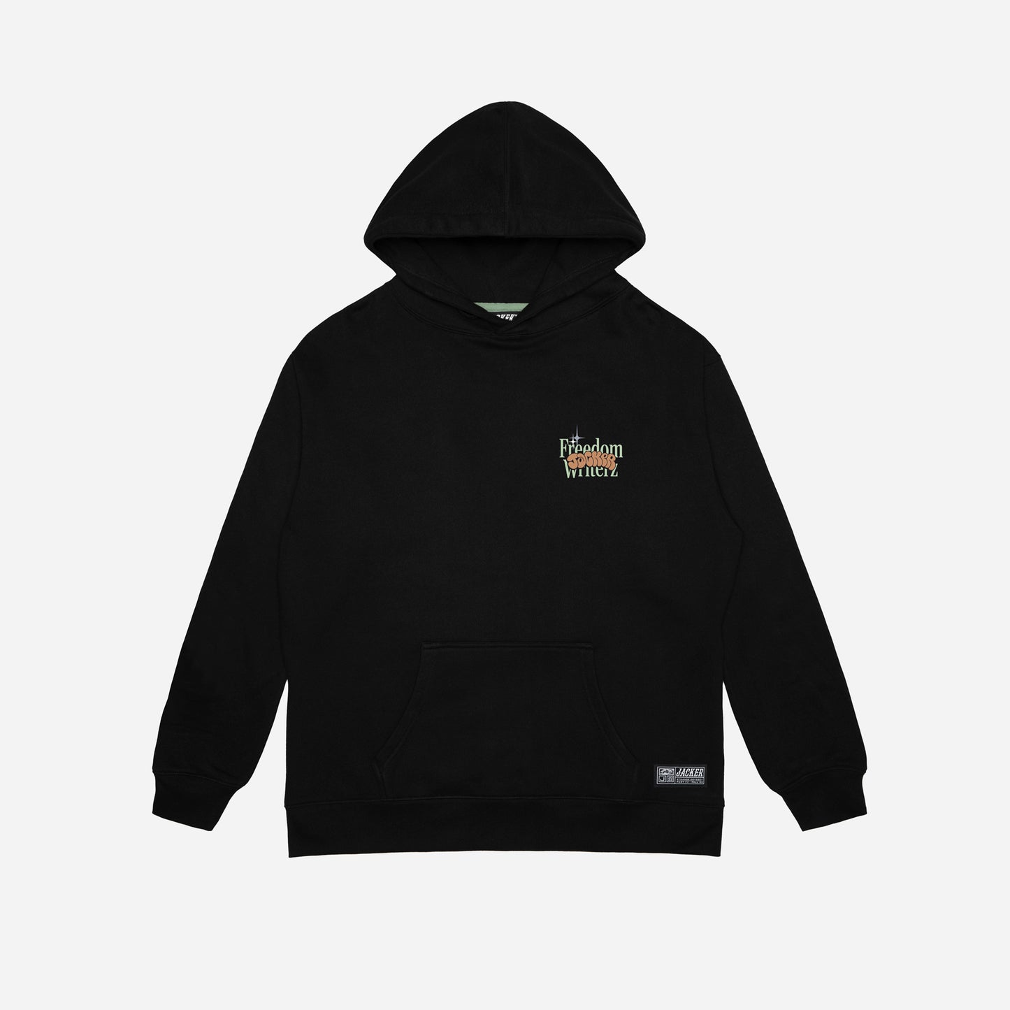 FREEDOM WRITERZ HOODIE - BLACK
