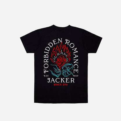 FORBIDDEN ROMANCE - T-SHIRT - BLACK