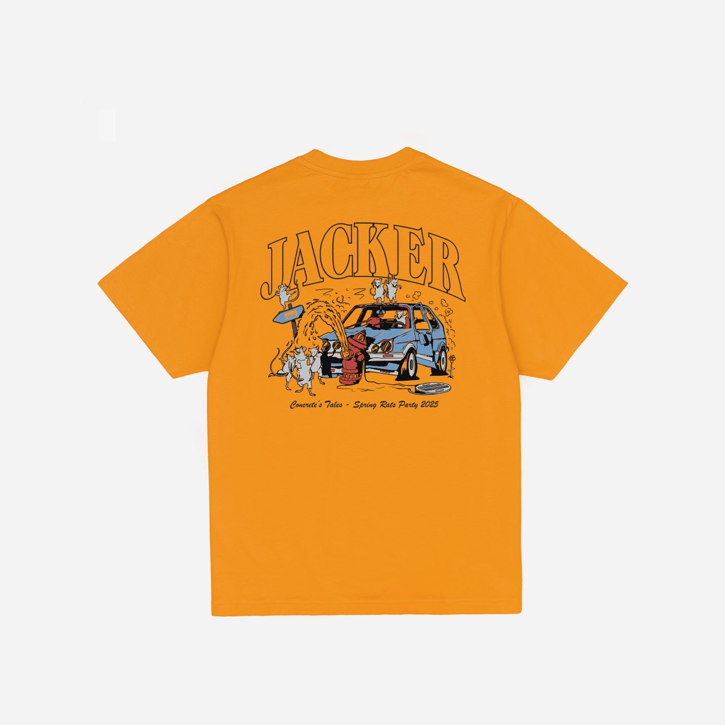 RATTENPARTY T-SHIRT - ORANGE