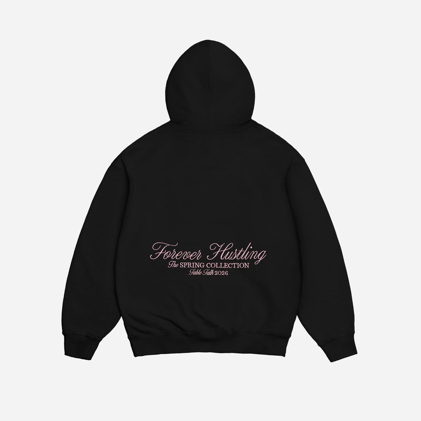 GRACE HOODIE ZIP BLACK