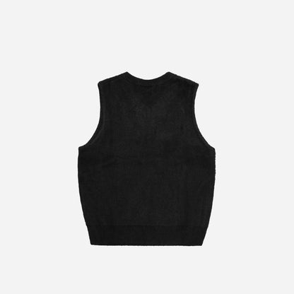 GRANPA MOHAIR SLEEVELESS - BLACK