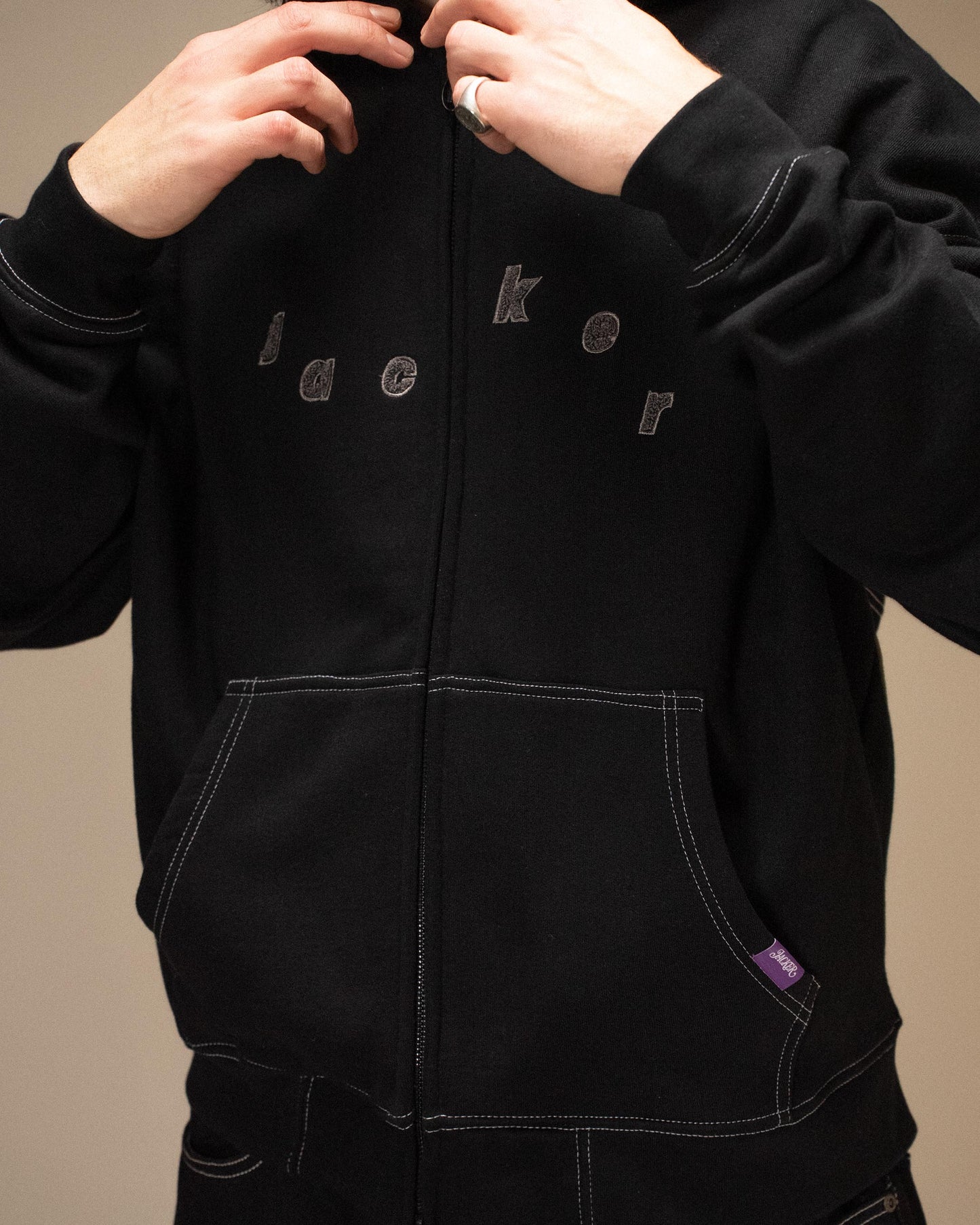 MIRROR MAZE HOODIE ZIP