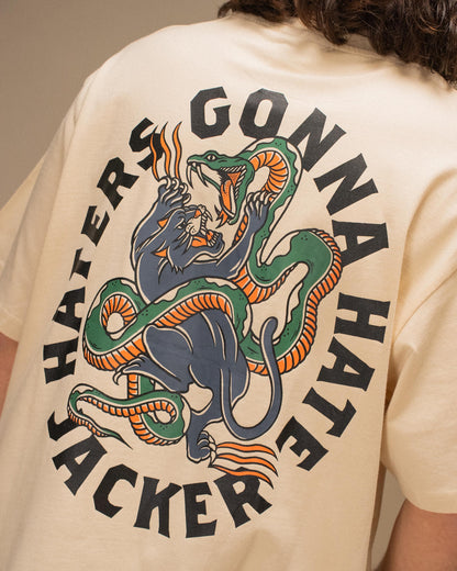 HATERS T-SHIRT BEIGE