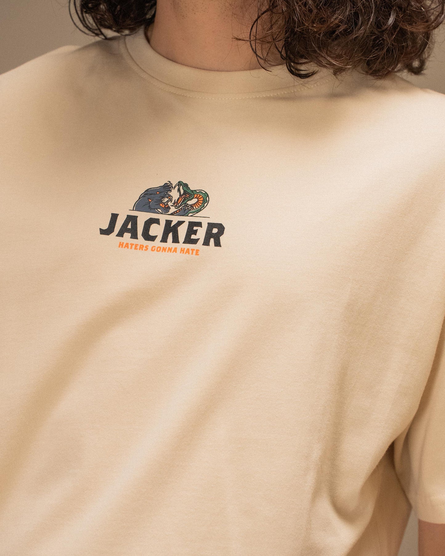 HATERS T-SHIRT BEIGE