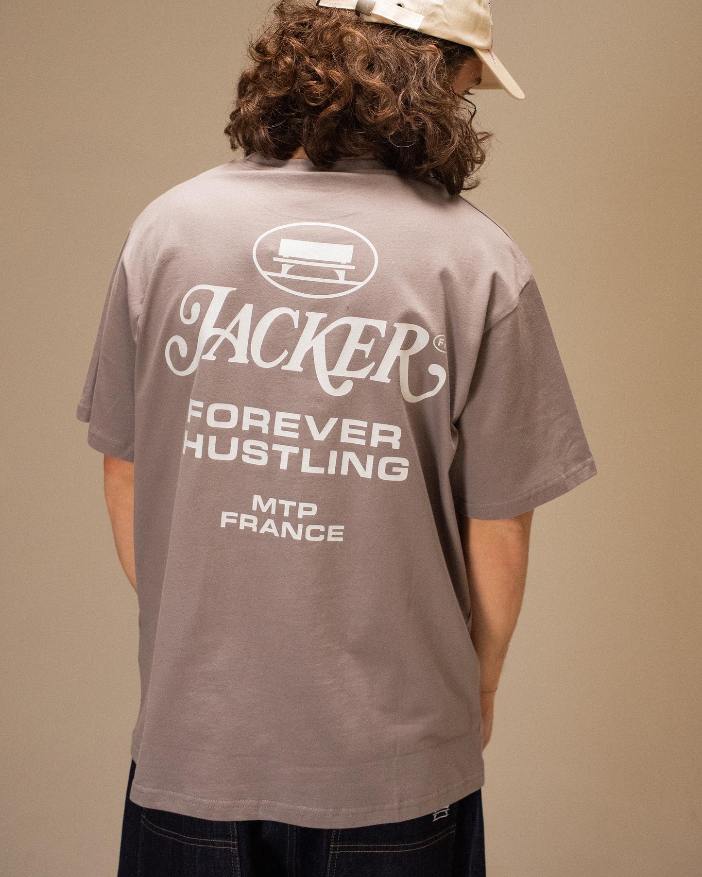 COLLECTIVE LOGO T-SHIRT PURPLE