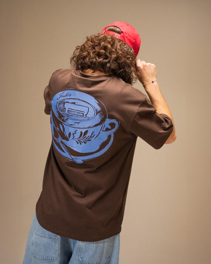 COFFEE TIME T-SHIRT BROWN
