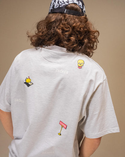 DEAL T-SHIRT HEATHER GREY