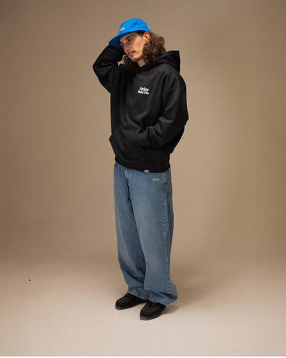 MIGHTY BLUE HOODIE BLACK