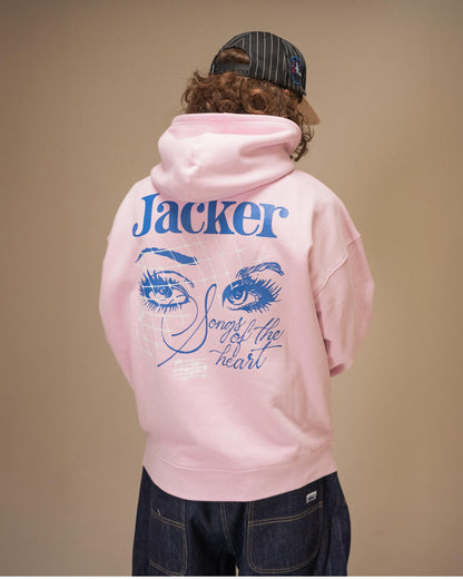 MIGHTY BLUE HOODIE PINK