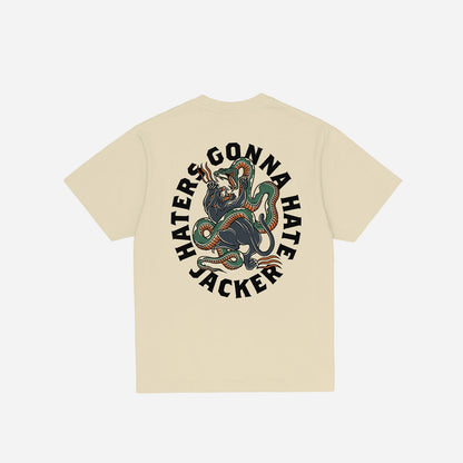 HATERS T-SHIRT BEIGE