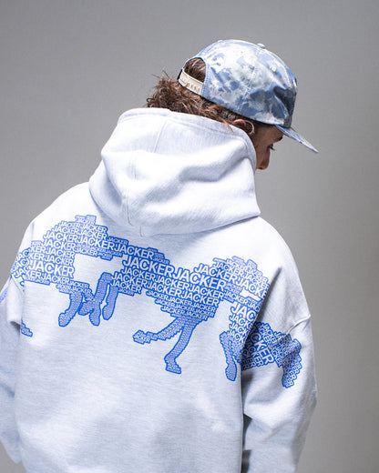 HORSE POWER ZIP HOODIE GREY