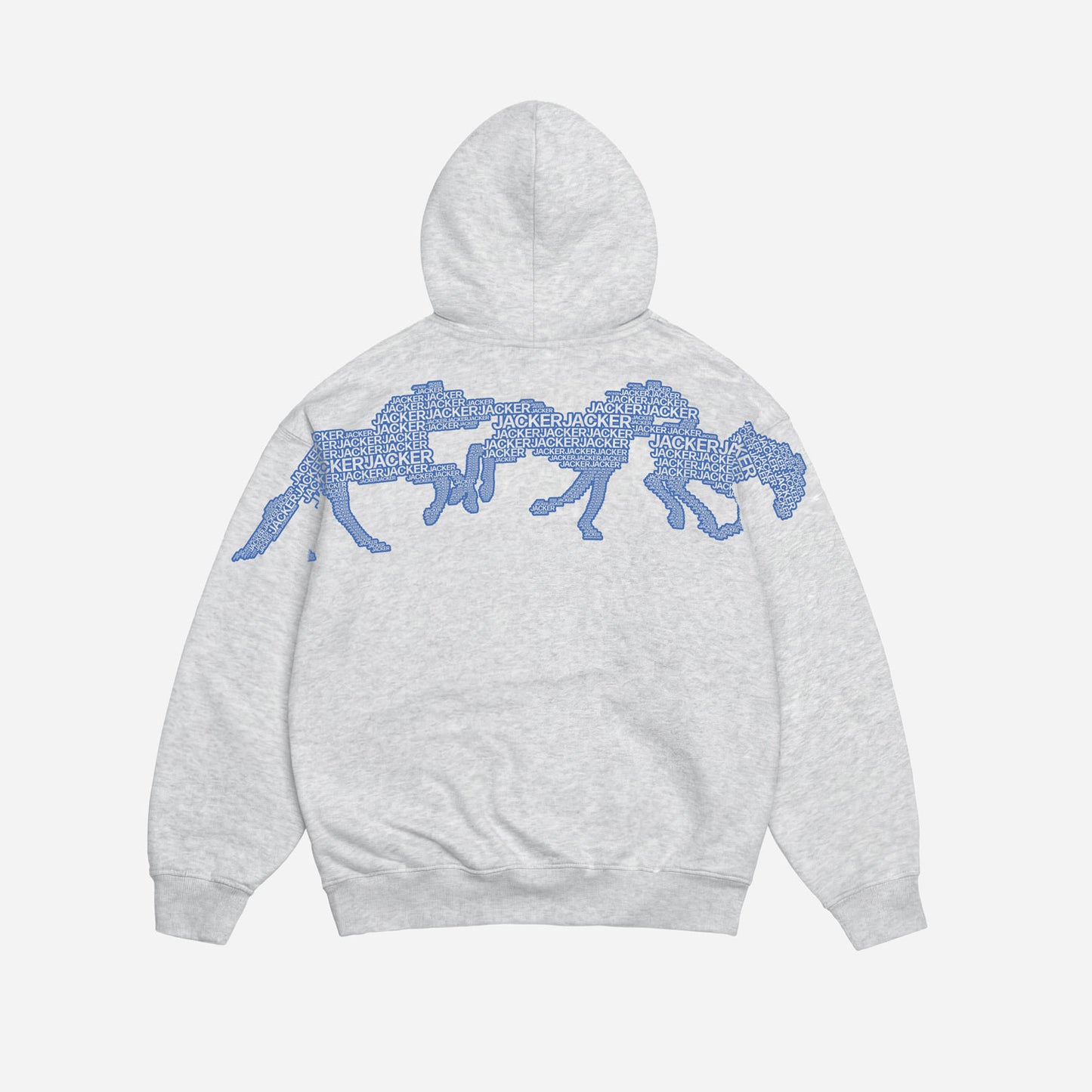 HORSE POWER ZIP HOODIE GREY